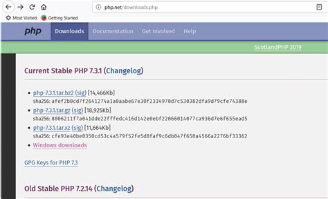 PHP: Downloads.